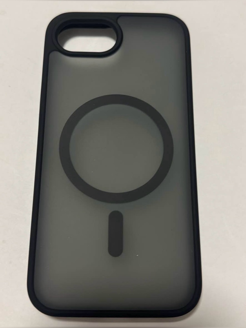 MagSafe-Compatible Slim Black iPhone Case - Matte Finish for I phone 16 E case